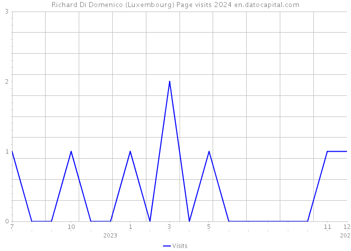 Richard Di Domenico (Luxembourg) Page visits 2024 