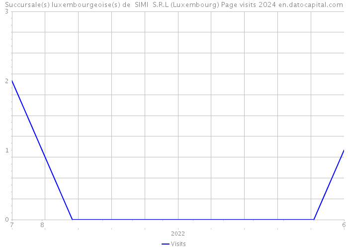 Succursale(s) luxembourgeoise(s) de SIMI S.R.L (Luxembourg) Page visits 2024 