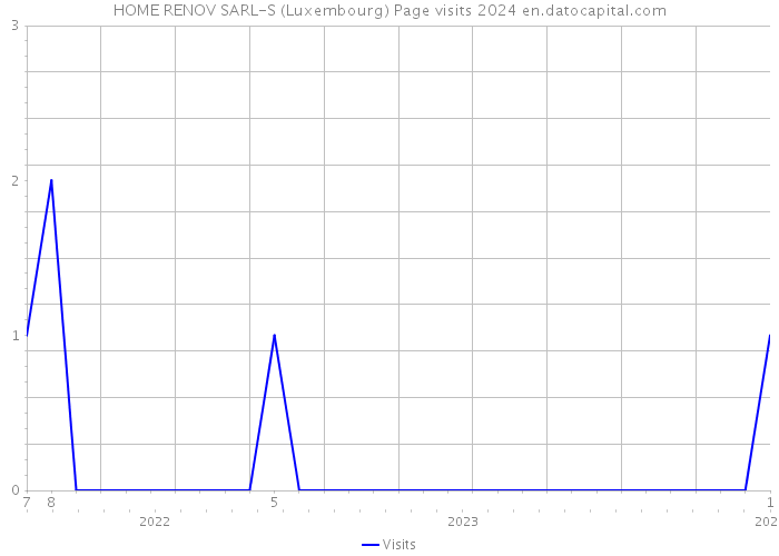 HOME RENOV SARL-S (Luxembourg) Page visits 2024 