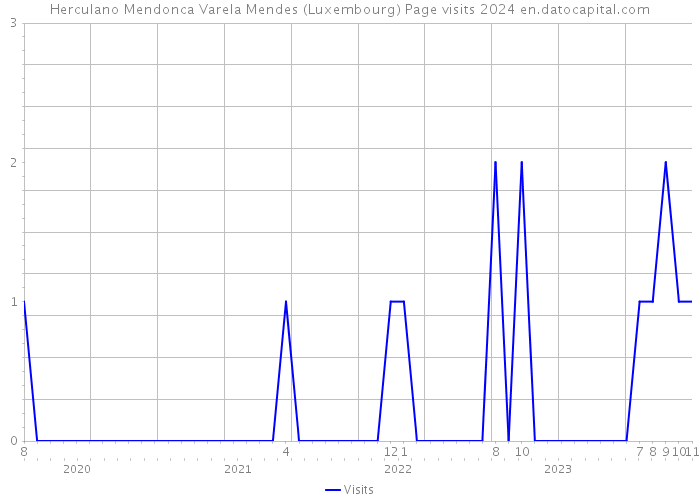 Herculano Mendonca Varela Mendes (Luxembourg) Page visits 2024 