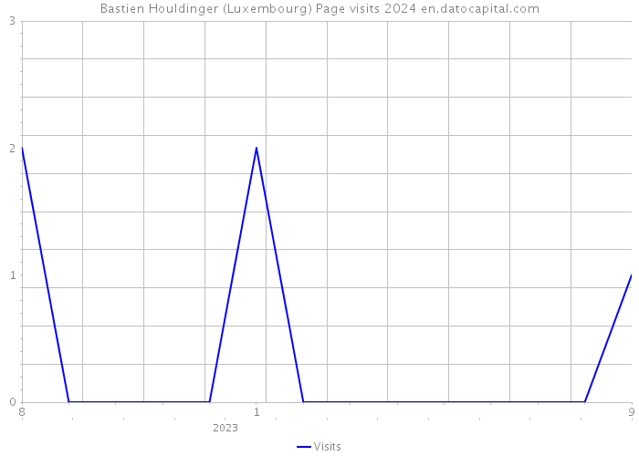 Bastien Houldinger (Luxembourg) Page visits 2024 