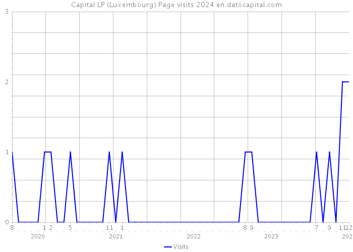 Capital LP (Luxembourg) Page visits 2024 