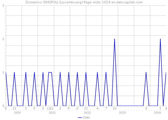 Domenico SINOPOLI (Luxembourg) Page visits 2024 