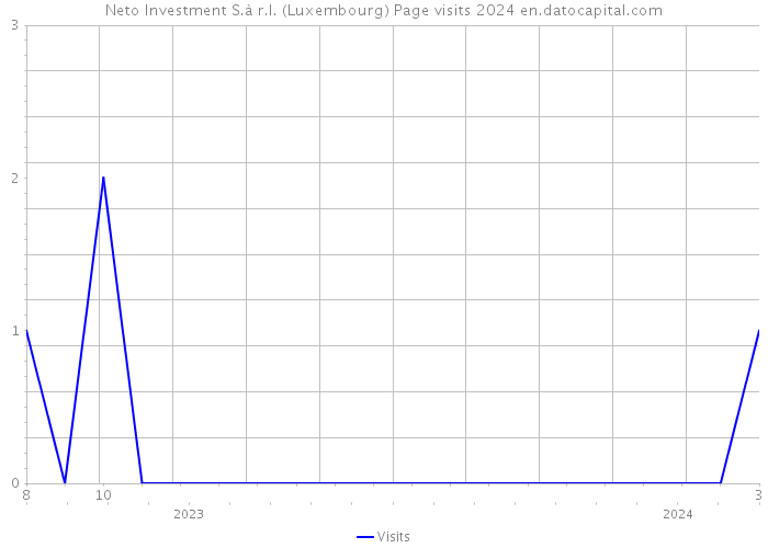 Neto Investment S.à r.l. (Luxembourg) Page visits 2024 