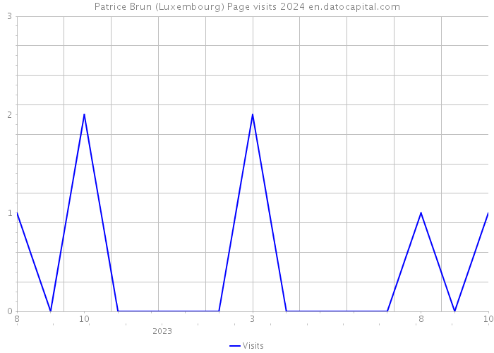 Patrice Brun (Luxembourg) Page visits 2024 
