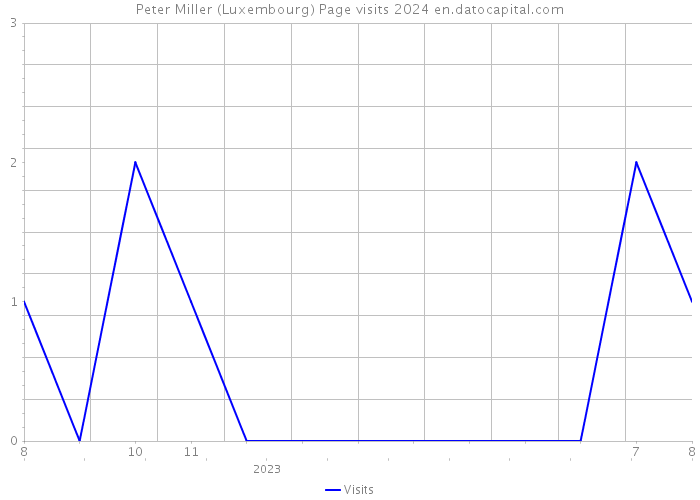 Peter Miller (Luxembourg) Page visits 2024 