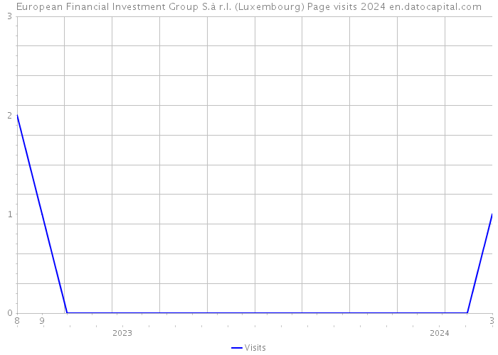 European Financial Investment Group S.à r.l. (Luxembourg) Page visits 2024 
