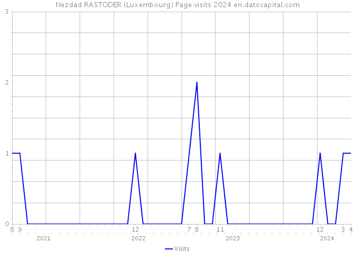 Nezdad RASTODER (Luxembourg) Page visits 2024 