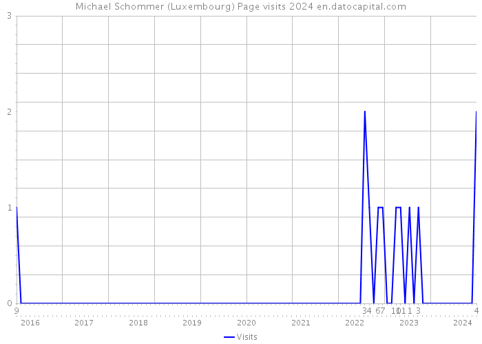 Michael Schommer (Luxembourg) Page visits 2024 