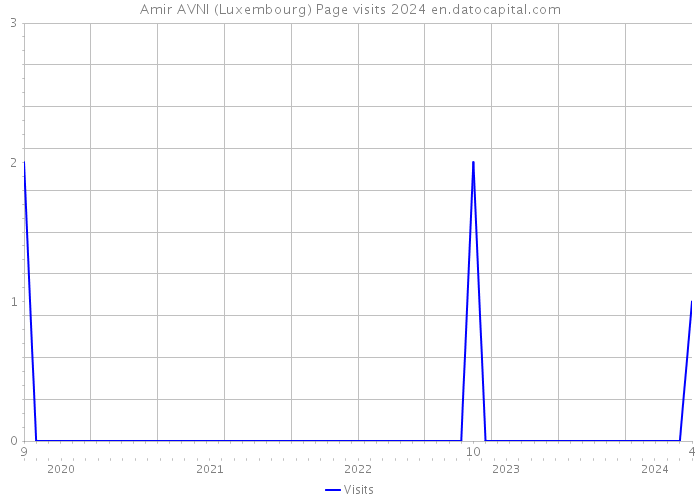 Amir AVNI (Luxembourg) Page visits 2024 