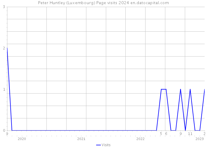 Peter Huntley (Luxembourg) Page visits 2024 