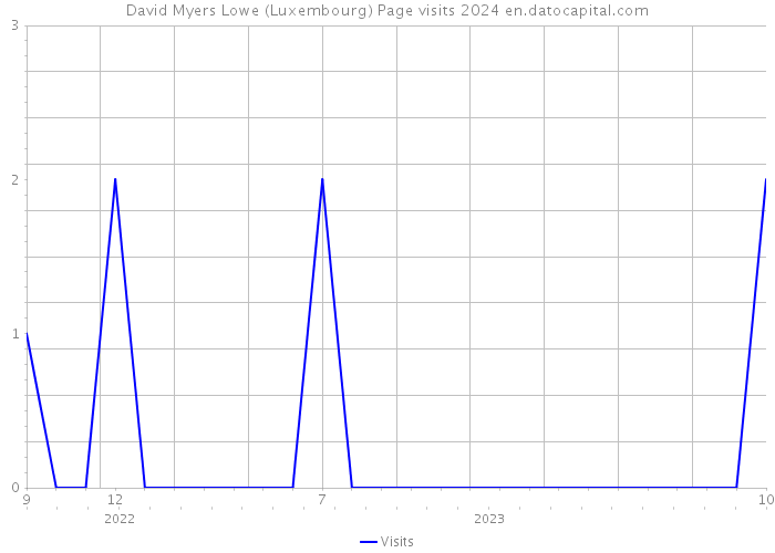 David Myers Lowe (Luxembourg) Page visits 2024 