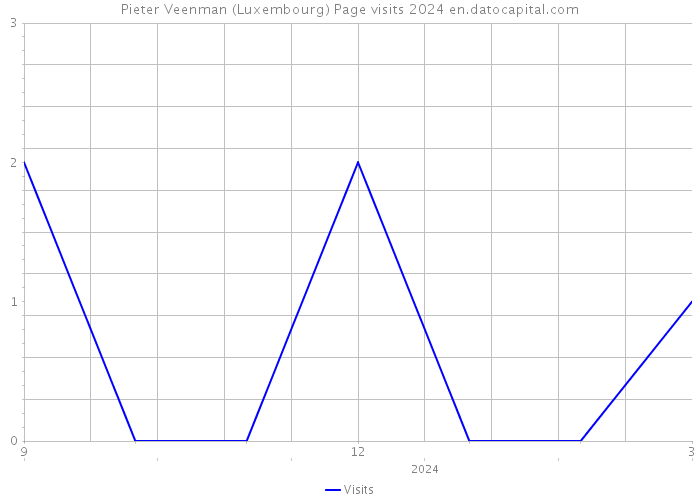 Pieter Veenman (Luxembourg) Page visits 2024 