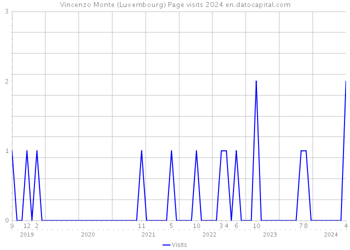 Vincenzo Monte (Luxembourg) Page visits 2024 