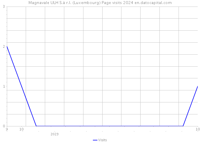 Magnavale ULH S.à r.l. (Luxembourg) Page visits 2024 
