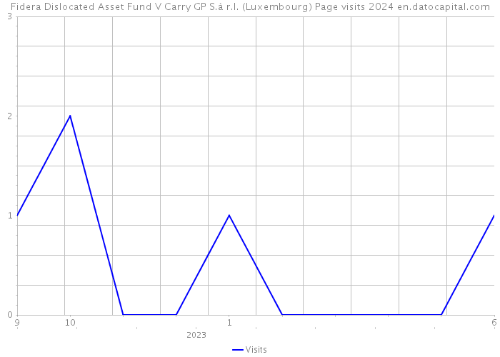 Fidera Dislocated Asset Fund V Carry GP S.à r.l. (Luxembourg) Page visits 2024 
