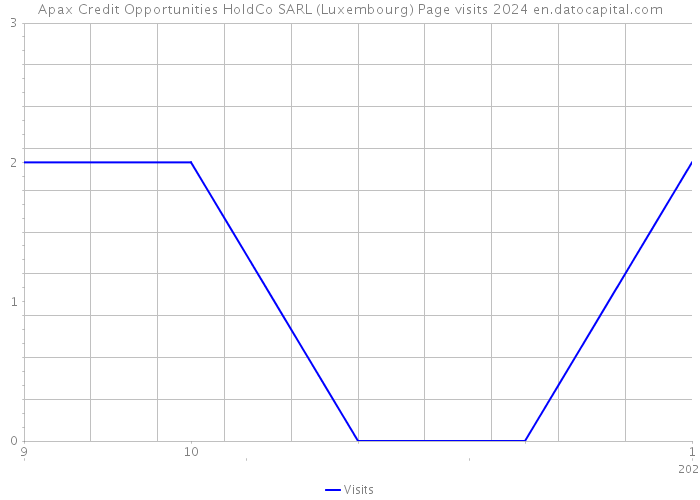 Apax Credit Opportunities HoldCo SARL (Luxembourg) Page visits 2024 