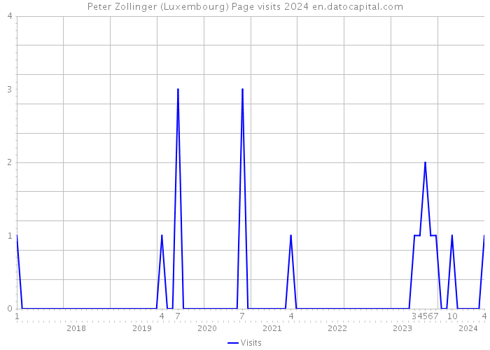 Peter Zollinger (Luxembourg) Page visits 2024 