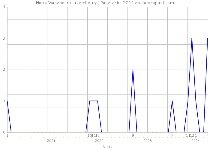 Harry Wagenaar (Luxembourg) Page visits 2024 