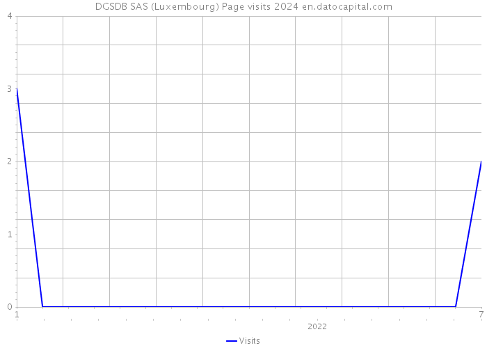 DGSDB SAS (Luxembourg) Page visits 2024 