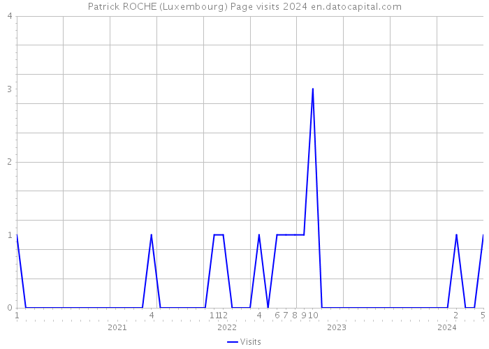 Patrick ROCHE (Luxembourg) Page visits 2024 