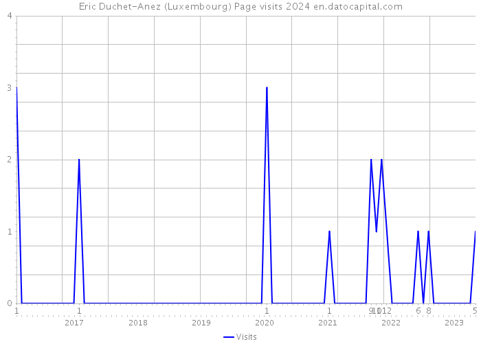 Eric Duchet-Anez (Luxembourg) Page visits 2024 