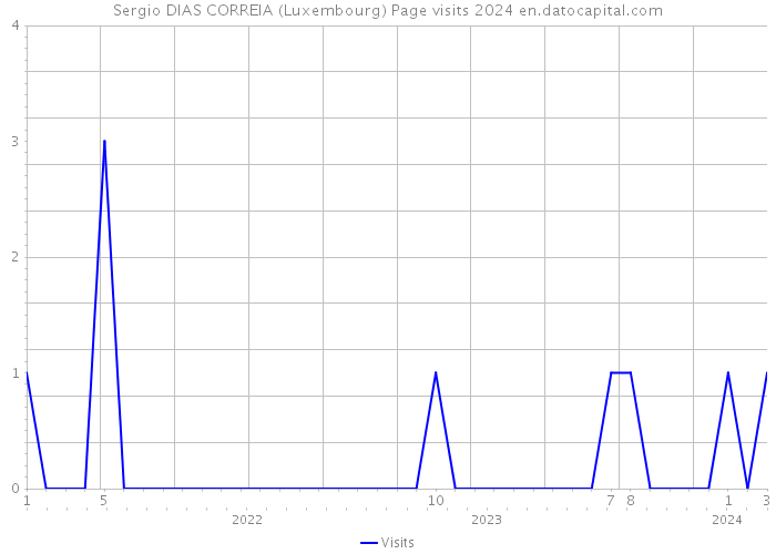 Sergio DIAS CORREIA (Luxembourg) Page visits 2024 