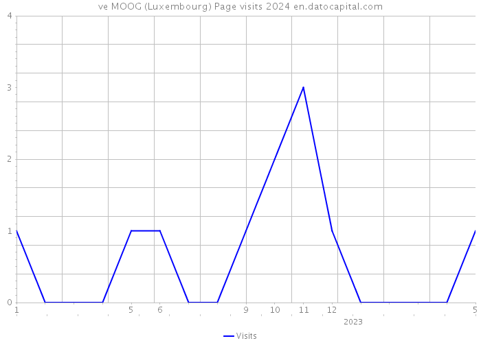 ve MOOG (Luxembourg) Page visits 2024 