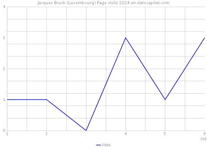 Jacques Bruch (Luxembourg) Page visits 2024 
