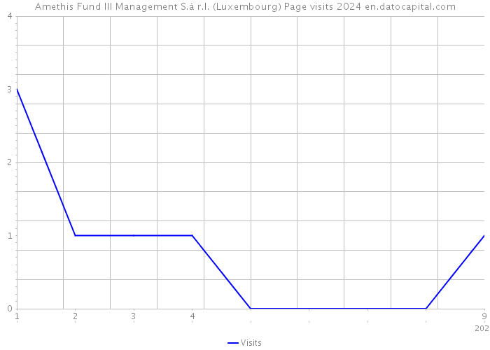 Amethis Fund III Management S.à r.l. (Luxembourg) Page visits 2024 