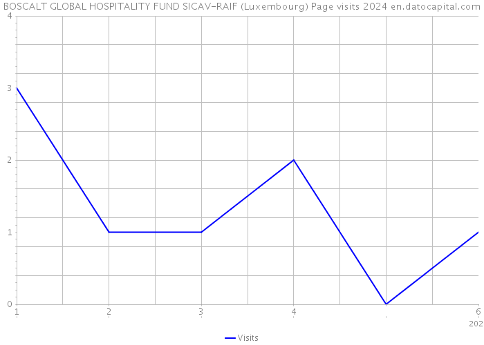 BOSCALT GLOBAL HOSPITALITY FUND SICAV-RAIF (Luxembourg) Page visits 2024 