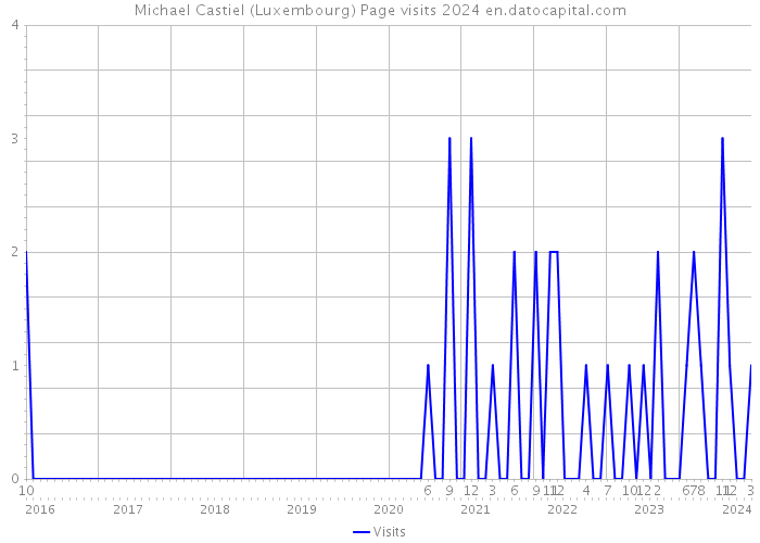 Michael Castiel (Luxembourg) Page visits 2024 