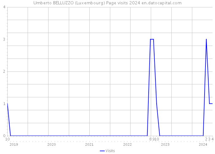 Umberto BELLUZZO (Luxembourg) Page visits 2024 