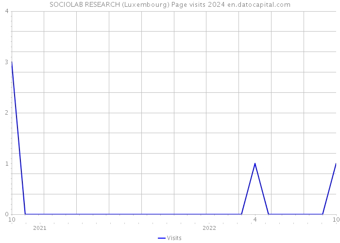 SOCIOLAB RESEARCH (Luxembourg) Page visits 2024 