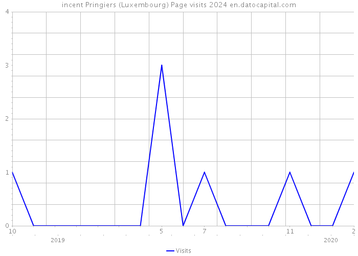 incent Pringiers (Luxembourg) Page visits 2024 
