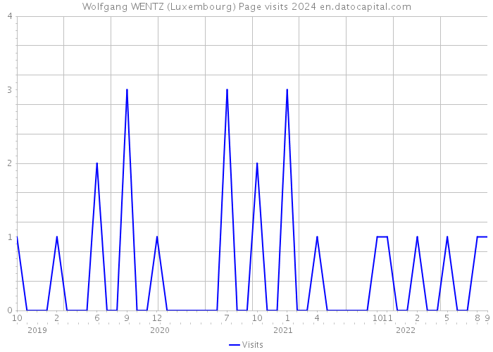 Wolfgang WENTZ (Luxembourg) Page visits 2024 
