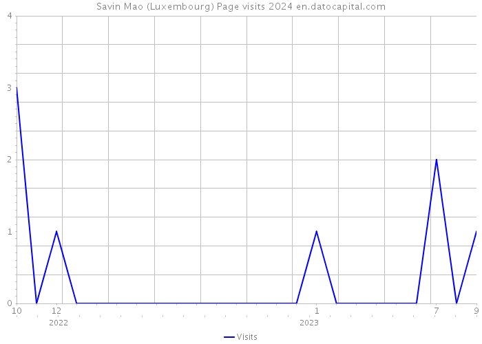 Savin Mao (Luxembourg) Page visits 2024 