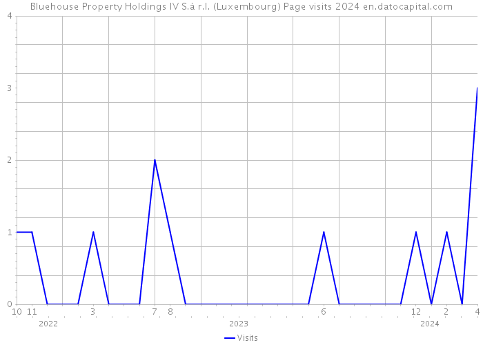 Bluehouse Property Holdings IV S.à r.l. (Luxembourg) Page visits 2024 