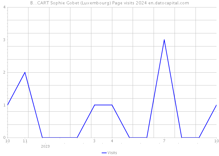 B…CART Sophie Gobet (Luxembourg) Page visits 2024 
