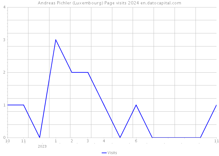 Andreas Pichler (Luxembourg) Page visits 2024 