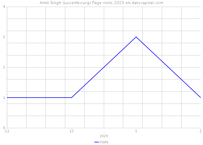 Amit Singh (Luxembourg) Page visits 2023 