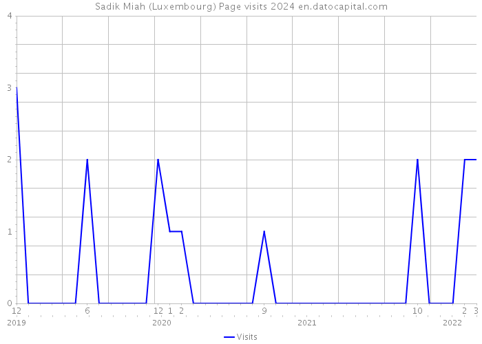 Sadik Miah (Luxembourg) Page visits 2024 