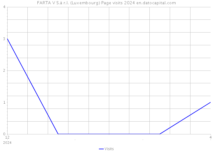 FARTA V S.à r.l. (Luxembourg) Page visits 2024 