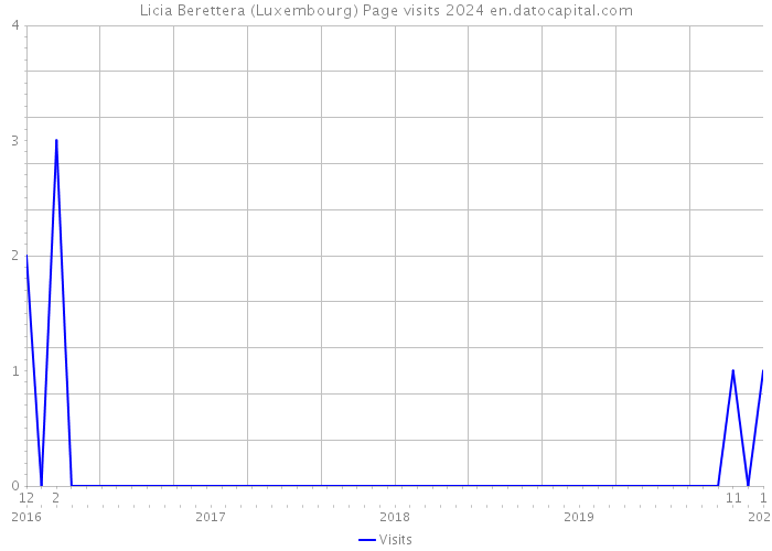 Licia Berettera (Luxembourg) Page visits 2024 