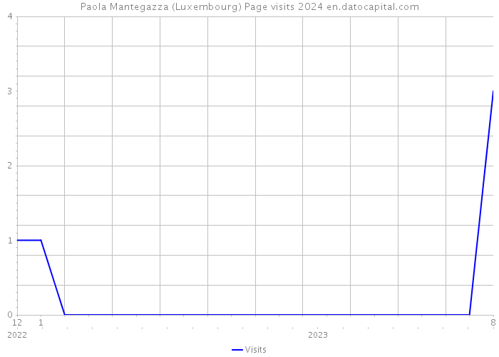 Paola Mantegazza (Luxembourg) Page visits 2024 