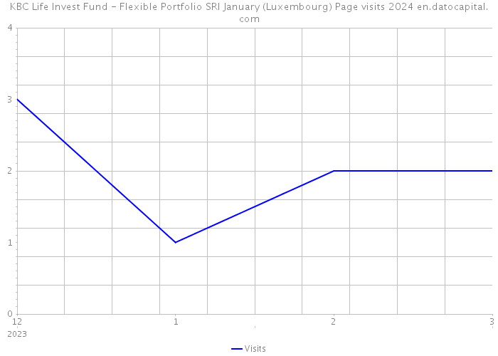 KBC Life Invest Fund - Flexible Portfolio SRI January (Luxembourg) Page visits 2024 