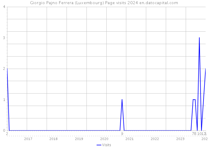 Giorgio Pajno Ferrera (Luxembourg) Page visits 2024 