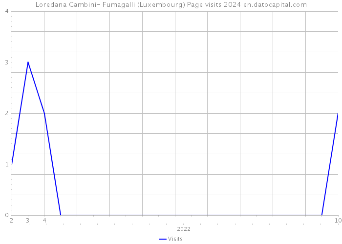 Loredana Gambini- Fumagalli (Luxembourg) Page visits 2024 