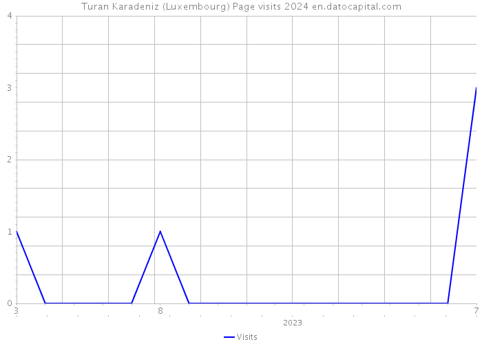 Turan Karadeniz (Luxembourg) Page visits 2024 