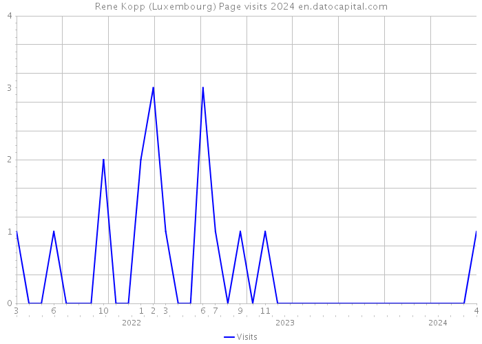 Rene Kopp (Luxembourg) Page visits 2024 